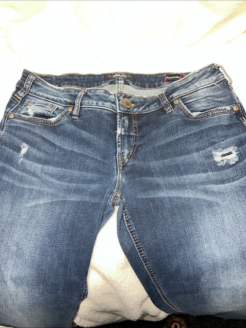 Silver Jeans Women's Skinny Jeans in Dark Blue Wash